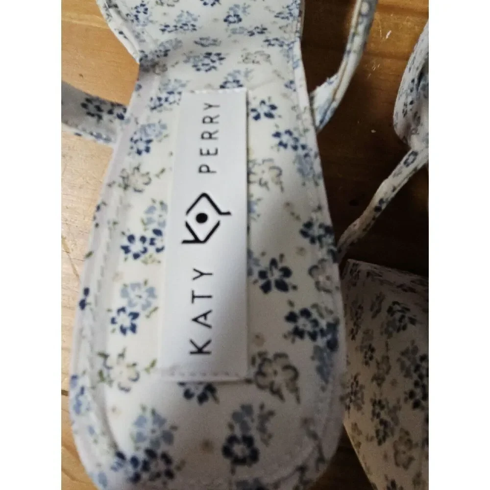 Katy Perry Women's‎ The Meadow Classic Platform, Navy Multi, 9.5M